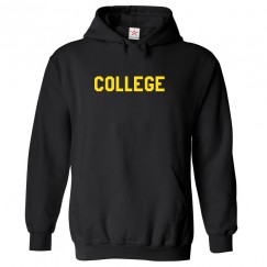 College Classic Unisex Kids and Adults Pullover Hoodie